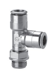 [CF20208001] 6442 5-M5 Racor metálico súper-rápido T lateral macho giratorio diam 5 M5