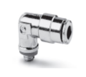 [CF20208027] 6501 4-M5 Racor metálico súper-rápido codo macho diam 4 M5