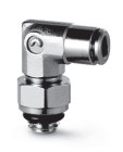 6522 3-M5 Racor metálico súper-rápido codo macho giratorio diam 3 M5