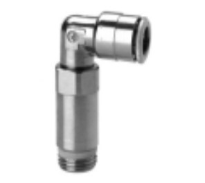 6525 6-1/8 Racor metálico súper-rápido codo macho giratorio prolongado Sprint diam 6 G1/8