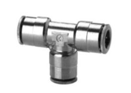 [CF20208076] 6540 4 Racor metálico súper-rápido T intermedio diam 4