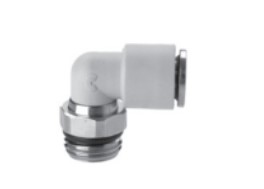 7522 6-1/8 Racor plástico súper-rápido compact codo giratorio macho diam 6 G1/8