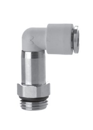 7526 6-1/4 Racor plástico súper-rápido compact codo giratorio prolongado macho diam 6 G1/4