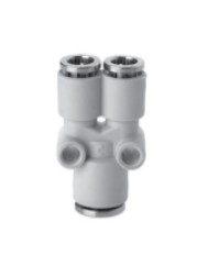 [CF20208381] 7560 6 Racor plástico súper-rápido compact Y intermedio reducido diam 6