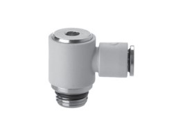 7622 10-3/8 Racor plástico súper-rápido compact giratorio con anillo individual diam 10 G3/8
