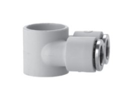 [CF20208440] 7640 10-1/4 Racor plástico súper-rápido compact anillo doble diam 10 G1/4