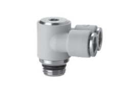 7652 4-1/8 Racor plástico súper-rápido compact giratorio con anillo doble diam 4 G1/8