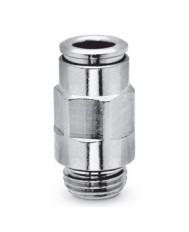 [CF20208504] 8512 6-1/4 Racor metálico súper-rápido doble sujeción recto macho diam 6 G1/4