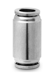 [CF20212458] X6580 12 Racor de acero inoxidable 316L súper-rápido recto intermedio diam 12