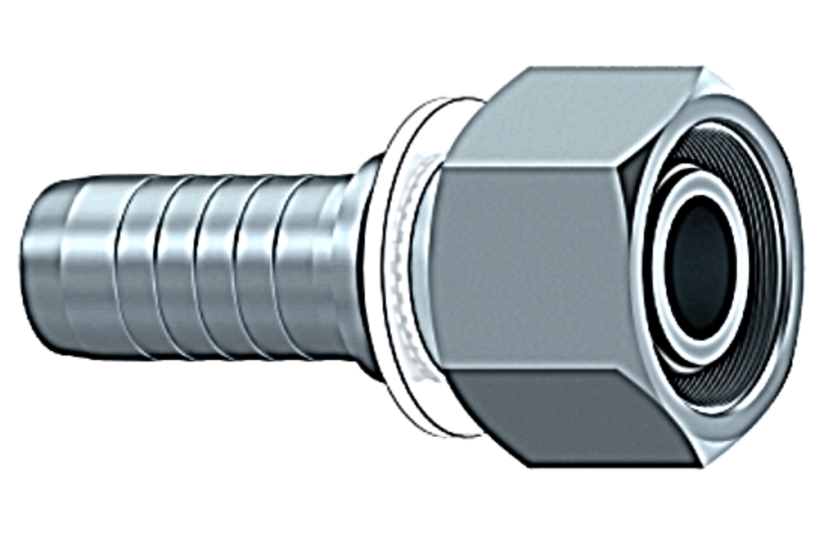 HEMBRA GIRATORIA MÉTRICA CON JUNTA Ø 16 S 24X1.5 DN 1/4"