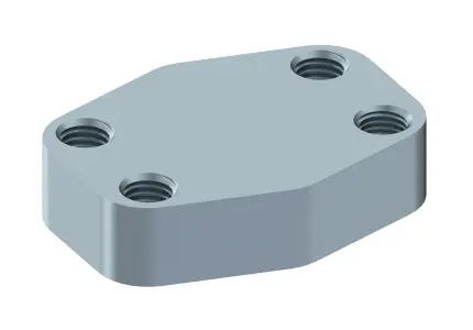 [CFBCC612] CONTRABRIDA CIEGA 6000 PSI 3/4"