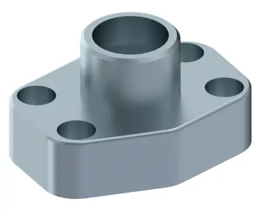 [CFBMSLM364115] BRIDA SOLD. MACHO SERIE L TUBO MÉTRICO 3000 PSI ØEXT 115 4"