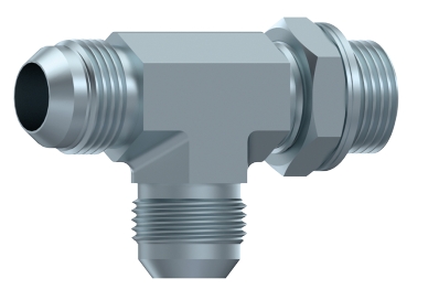 [CFS6051013] TÉ M JIC - M JIC - M ORIENT. BSP 9/16" 18H UNF 1/4" BSP