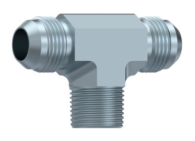 [CFS6950604] TÉ M JIC 37º - M NPT (60º) - M. JIC37º 7/16" 20H UNF 1/4" NPT