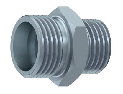 [CFSTA AL 15 3/4 UNF] RACOR RECTO SIN TUERCA Y ANILLO Ø 15 L 3/4 UNF