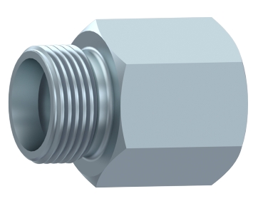 [CFSTA GAIL 6 R 1/8] RACOR RECTO HEMBRA SIN TUERCA Y ANILLO Ø 6 L 1/8" BSP