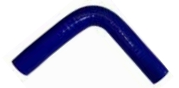 [CFSBSH-22-90/200] Codo 90º de silicona para refrigeración - azul Int. 22mm 6,5bar