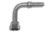 [CF11150808L64] CODO 90º 13/16-16 ORFS TUB.1/2 L=64