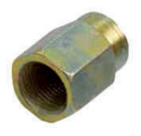 [CF230264] Racor Raufoss Hembra con Cuello tubo 3,16" - 4,76 rosca ext. G 3/8" - 24 UNF long. 17,5