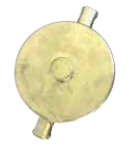 Tapón con rosca hembra BSPP - junta NBR latón 25bar 1 1/2"