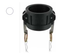 [CFDC150PP] Camlock tipo DC: Tapón hembra-junta EPDM polipropileno 6,5 bar DN040