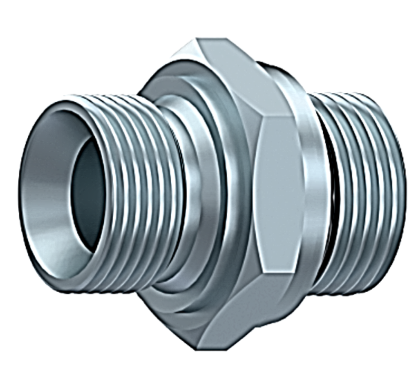 [CFS10180416] Adaptador M (60º) - M Métrico 1/4" BSP M16X1.5 plano