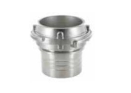 [CFVK50ST] TW-Acople VK pieza única con espiga dentada para abrazadera de seguridad SS AISI 316/1.4408 16 bar DN050 50mm