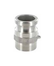 [CFF050SSBW] Camlock tipo AW: acople macho - para soldar SS AISI 316/1.4408 10 bar DN015 14,4x21,4