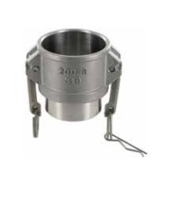 Camlock tipo BW: acople hembra - para soldar - junta NBR SS AISI 316/1.4408 17 bar DN020 21x26,7