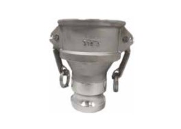 [CFDA400300SS] Adaptador camlock - MIL A-A-59326A SS AISI 316/1.4408 D-A 6,5 bar DN100-DN080