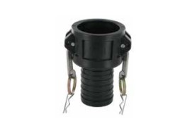 Camlock tipo C: acople hembra-espiga para manguera-junta EPDM polipropileno 6,5 bar DN032 34mm