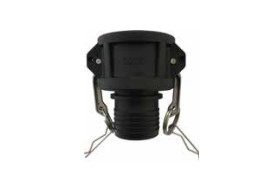 [CFC075DINPP-R] Adaptador hembra tipo C con espiga dentada -conductor- junta EPDM polipropileno 8,5 bar DN020 21mm