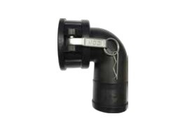 [CFC150PP-90] Camlock hembra tipo C 90º - MIL A-A-59326A con espig- EPDM junta polipropileno 6,5 bar DN040 40mm
