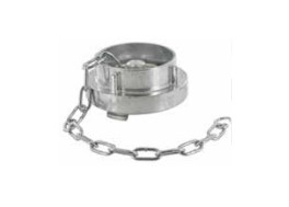 [CFST75DINBK] Tapón Storz con cadena-(forjado)-junta NBR aluminio forjado 16 bar DN75(B)/89mm
