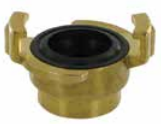 [CFGF150] Racor para agua tipo Geka - con rosca hembra - junta NBR latón 25bar 1 1/2"