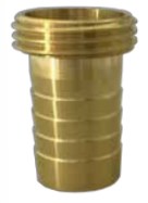 [CF1/3H100] Racor con rosca macho 1/3 y espiga dentada latón 10bar 1" - 25mm