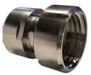 [CFIBCF60BSPF200-SS] Adaptador rosca hembra IBC con rosca hembra BSPP - senza junta SS AISI 316 16bar S60x6 2"