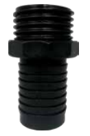 [CFIBCM60HT200] Acople rosca macho IBC con espiga dentada - polipropileno 10bar S60x6 2"