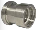 Adaptador rosca hembra IBC con macho SMS 1145 SS AISI 316 16bar S60x6 DN38