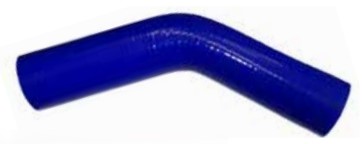 [CFSBSH-32-45/200] Codo 45º de silicona para refrigeración - azul Int. 32mm 5bar