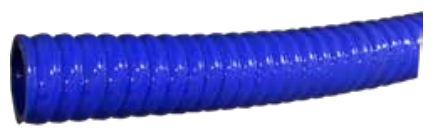 [CFSBSH-38-5M-F] Manguera corrugada flexible de silicona - 5m - azul Int. 38mm Ext. 46mm 3bar