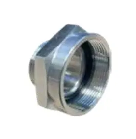 [CFMFA1020FL] Reducción rosca macho hembra BSPP - Junta NBR aluminio WP x bar M 1" - H 1 1/2"