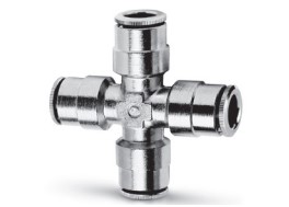 [CF20208124] 6600 12 Racor metálico súper-rápido cruz intermedia diam 12