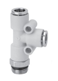 [CF20208313] 7442 12-3/8 Racor plástico súper-rápido compact Te giratorio lateral macho diam 12 G3/8