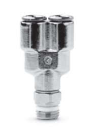[CF20211672] S6450 6-1/8 Racor metálico súper-rápido Y macho giratorio Sprint diam 6 G1/8