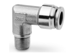 [CF20212397] X6500 6-1/4 Racor de acero inoxidable 316L súper-rápido codo cónico fijo diam 6 G1/4