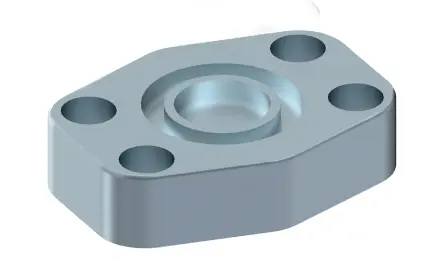 [CFBBC616] BRIDA CIEGA 6000 PSI 1"