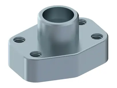 [CFBCMSLM31228] CONTRABRIDA SOLD. MACHO SERIE L TUBO MÉT 3000 PSI ØEXT 28 3/4"