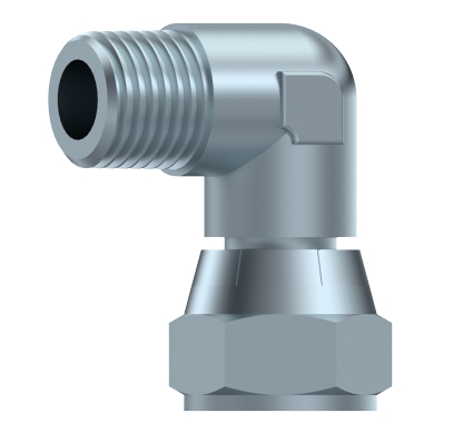 [CFS5950604] Codo 90º H.G.JIC - M NPT (60º) H 7/16" 20H UNF M 1/4" NPT