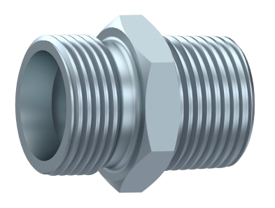 [CFSTA AKL 12 R 1/4] RACOR RECTO SIN TUERCA Y ANILLO Ø 12 L 1/4" BSPT
